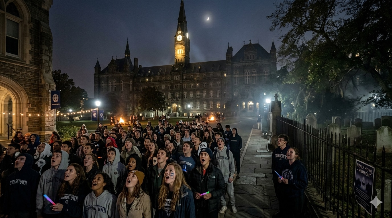 Georgetown Universityâs Halloween story (AI generated Image)