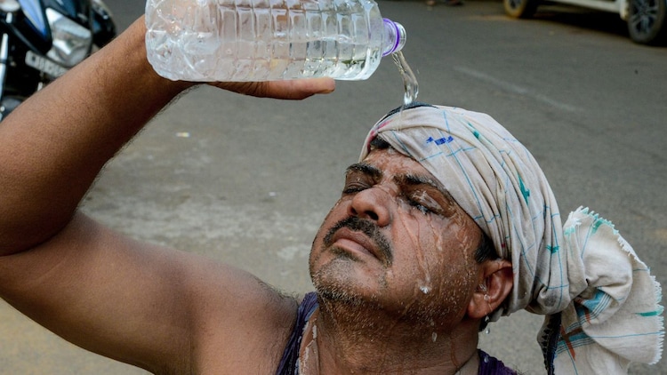 An intense heatwave will grip northwest and central India on Sunday, May 24, with temperatures hitting 45 degrees Celsius in Delhi and higher in Rajasthan. Stay indoors and hydrate. (Photo: PTI)