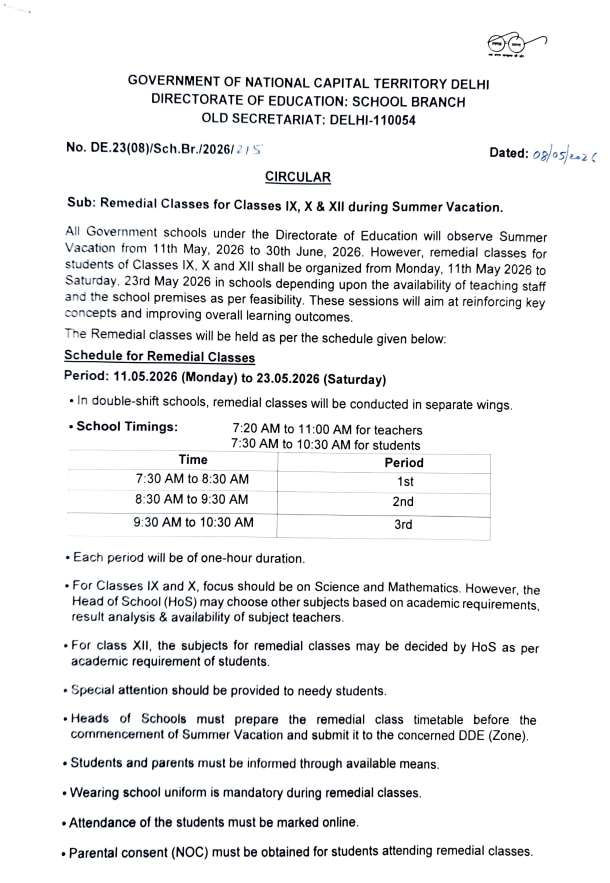 Official circular