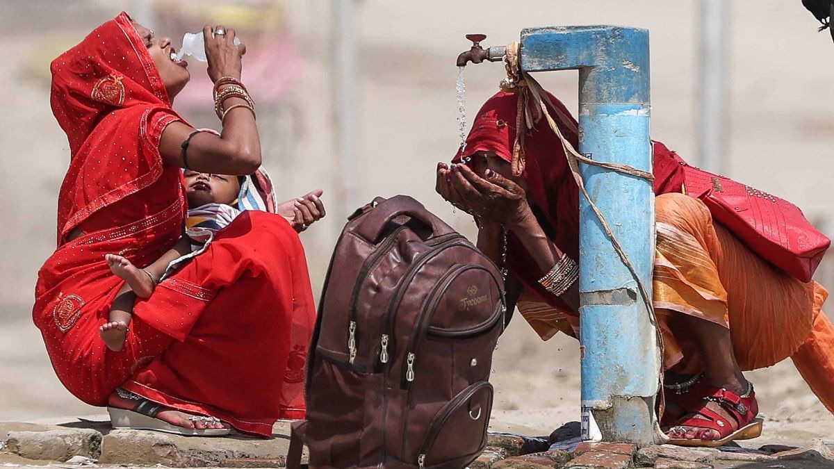 Dry, Sun-baked fields in Rajasthan hint at the heatwave that IMD says will arrive by May 9, but has not yet gripped the region. (Photo: PTI)