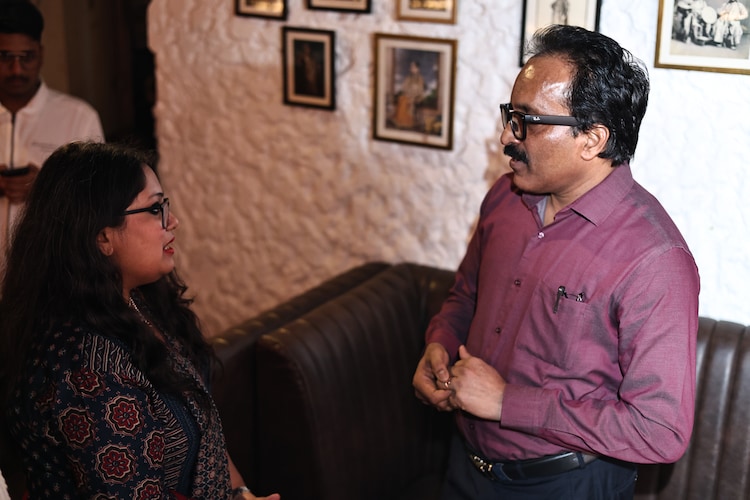 The man who landed India on the Moon, in a bar in Hauz Khas, explaining why rockets lie. Me in conversation with Dr S Somanath at Pint of Science 2026, Delhi.