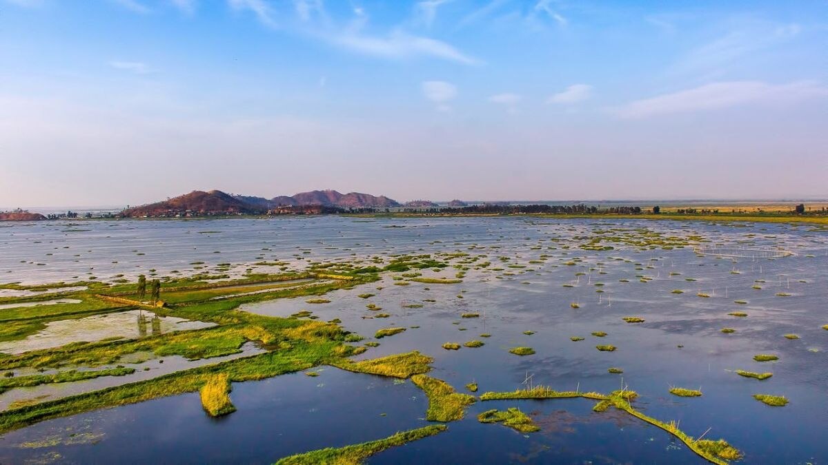 Manipur's legendary Loktak Lake, famous for its unique floating biomass islands, serves as the inspiration for naming the newly discovered 12.6-billion-year-old cosmic web of galaxies. (Photo: X)