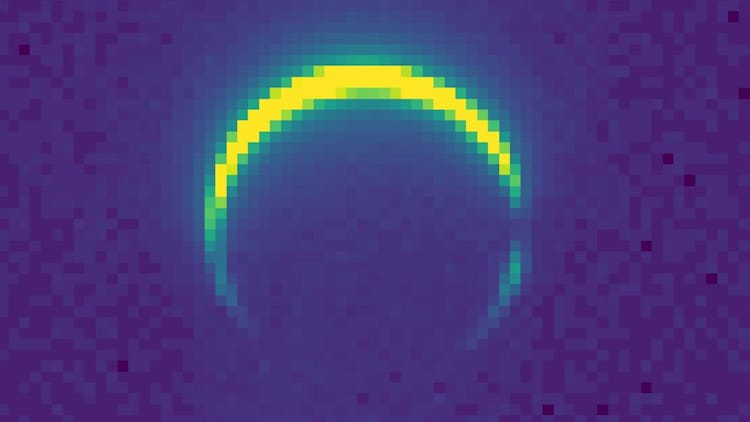 Nasa’s Psyche spacecraft photographs Mars as a glowing crescent. See ...