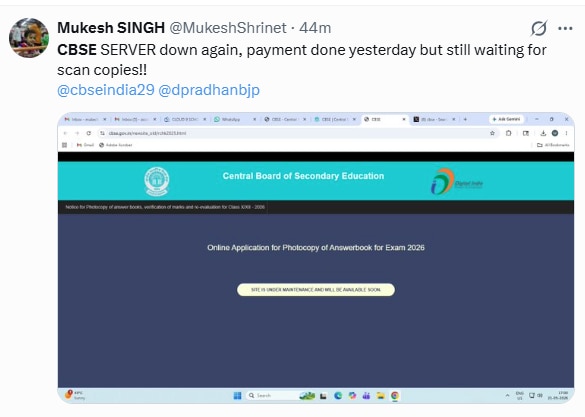 CBSE revaluation 2026, cbse reevaluation problems, CBSE answer sheet copy glitch, CBSE portal down, CBSE OSM controversy, CBSE blurred scans, CBSE reevaluation complaints, CBSE Class 12 result 2026, CBSE payment failure, CBSE scanned copies issue, CBSE students protest