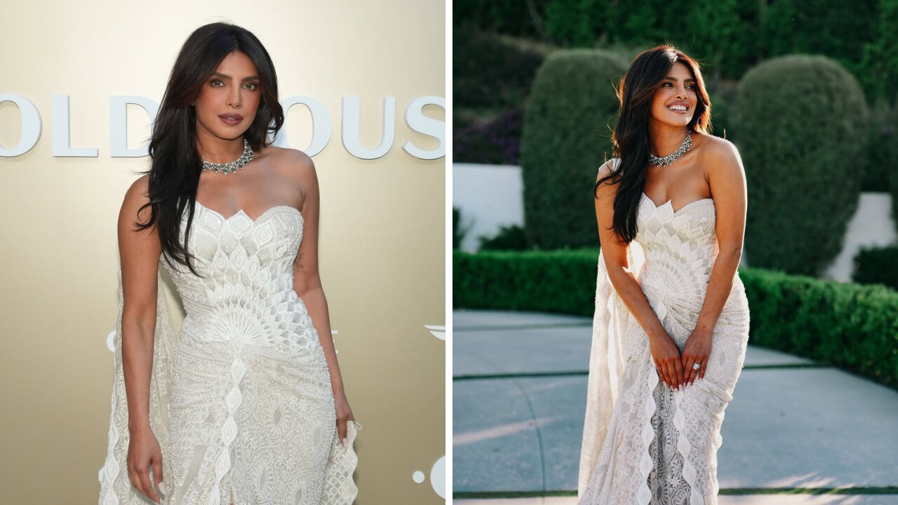 Priyanka Chopra in an Amit Aggarwal creation