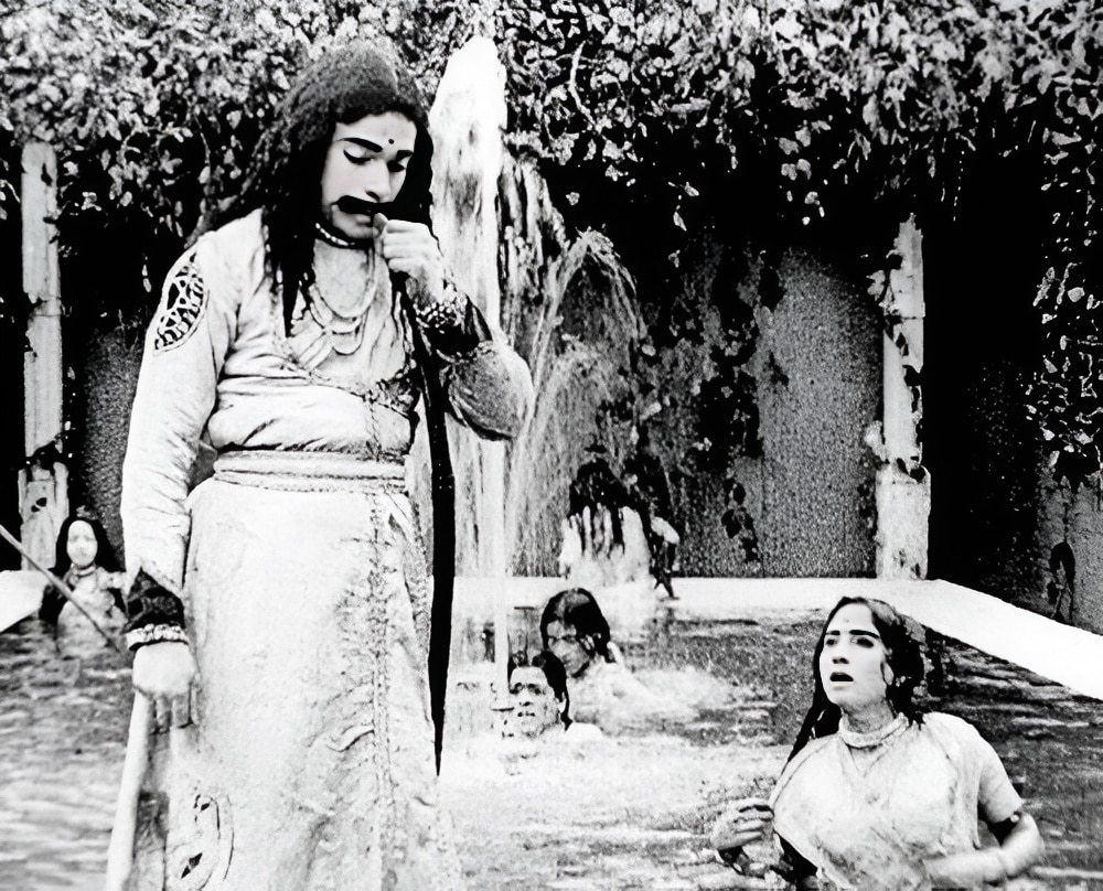 A scene from King Harishchandra. 
