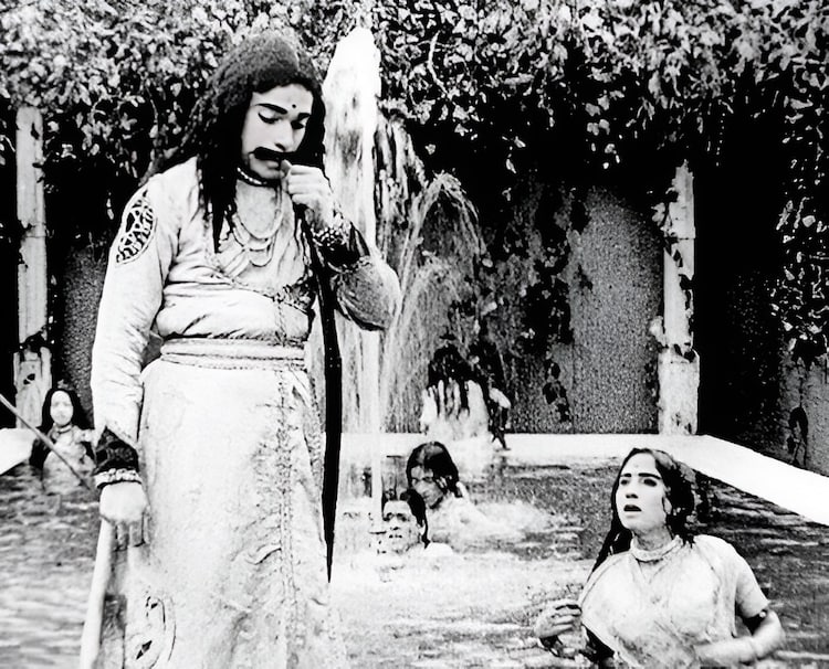 A scene from King Harishchandra.