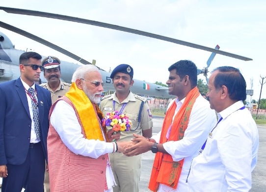 PM Narendra Modi in 2024 heaped praise on the then-Tamil Nadu BJP chief K Annamalai and said the party leader 