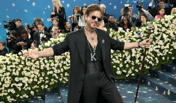 Shah Rukh Khan made his Met Gala debut. Credit: Getty Images