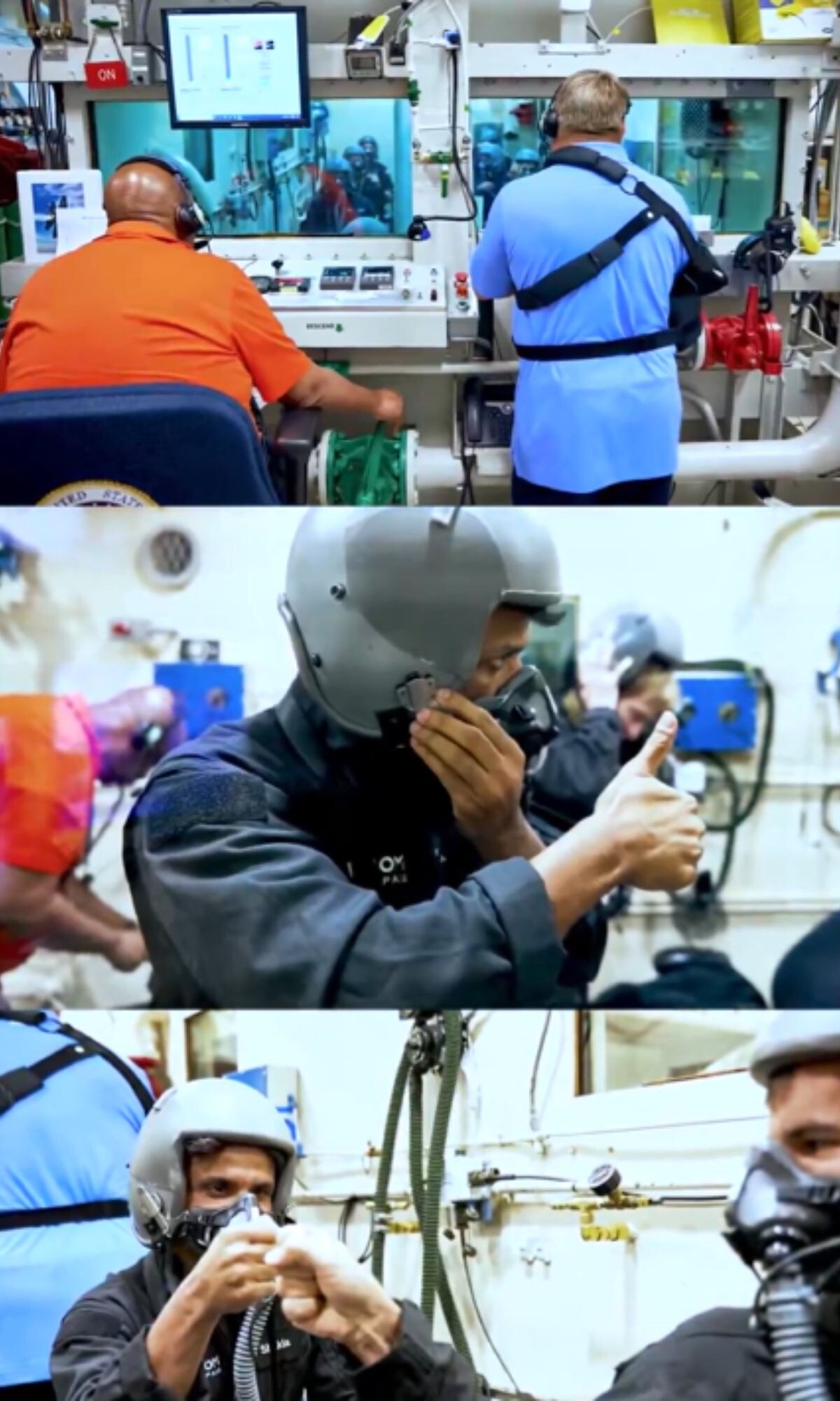 Shubhanshu Shukla explains why hypoxia training is not just about self-awareness: in space, a crewmate's observation can be the difference between safety and incapacitation. (Photo: X/@gaganshux)