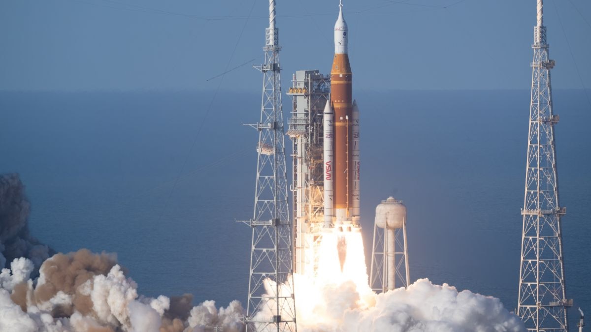 The Space Launch System rocket. (Photo: Nasa)