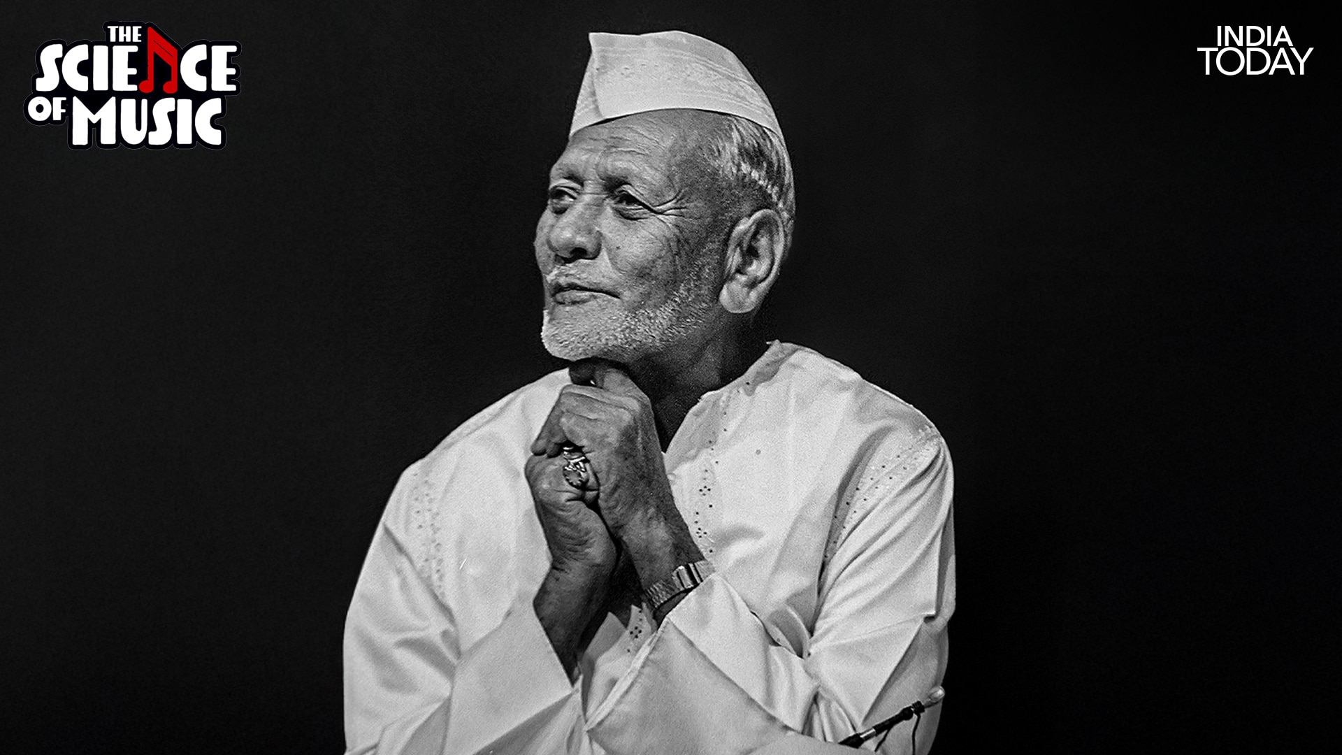 Ustad Bismillah Khan in conversation, his hand cupped near his face. He once said that he hoped another Bismillah would be born to carry the shehnai forward. The shehnai will not die with me, he said, God willing, another Bismillah will be born. (Photo: PTI)