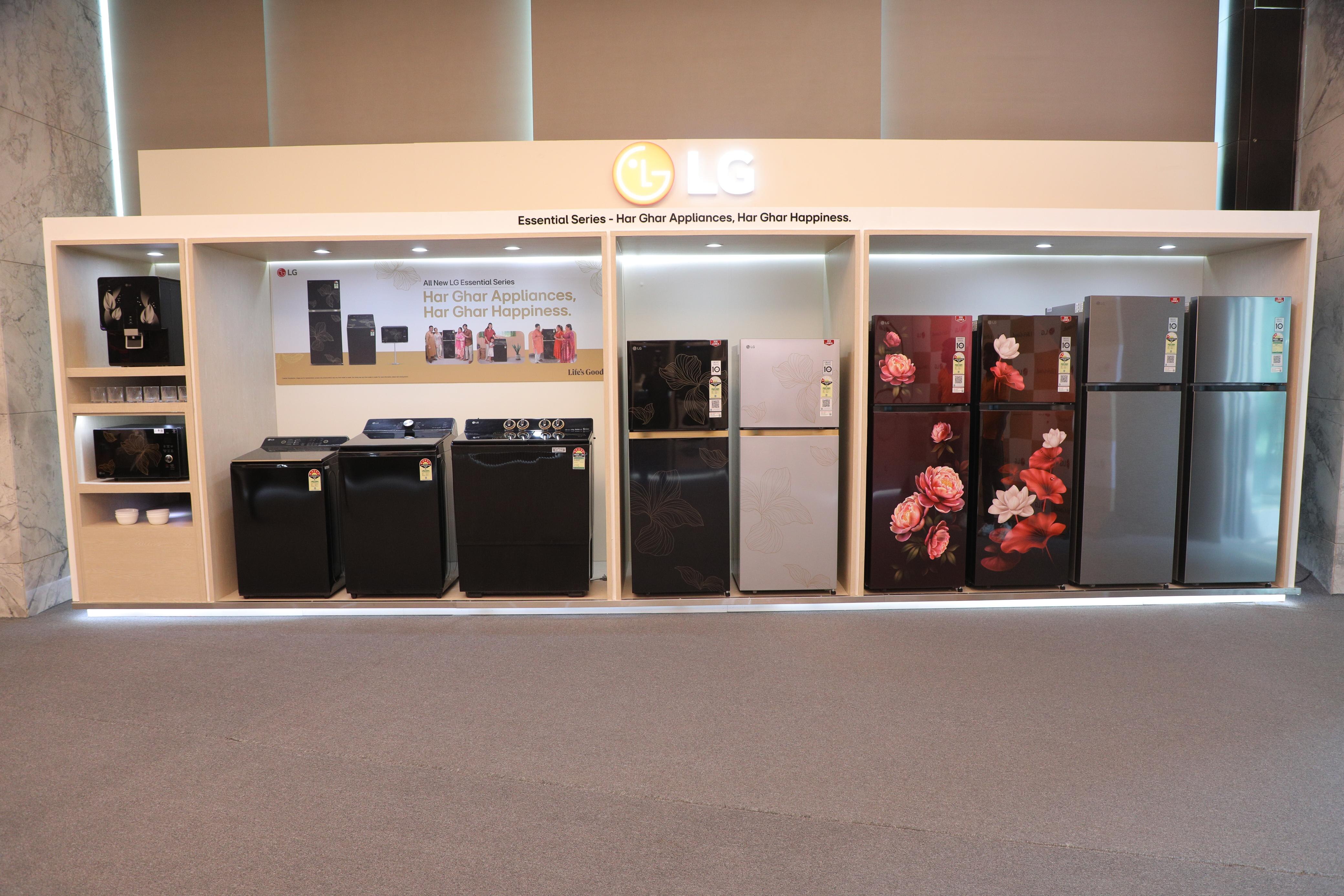 LG home appliances lineup