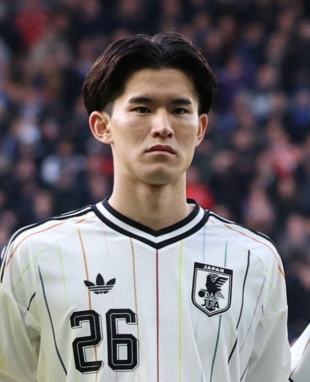Japan's Keisuke Goto acts as a clinical, modern number nine. (Reuters)