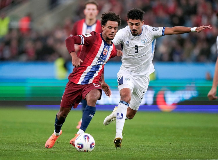 Norway's Oscar Bobb thrives with the ball glued to his feet. (Reuters)