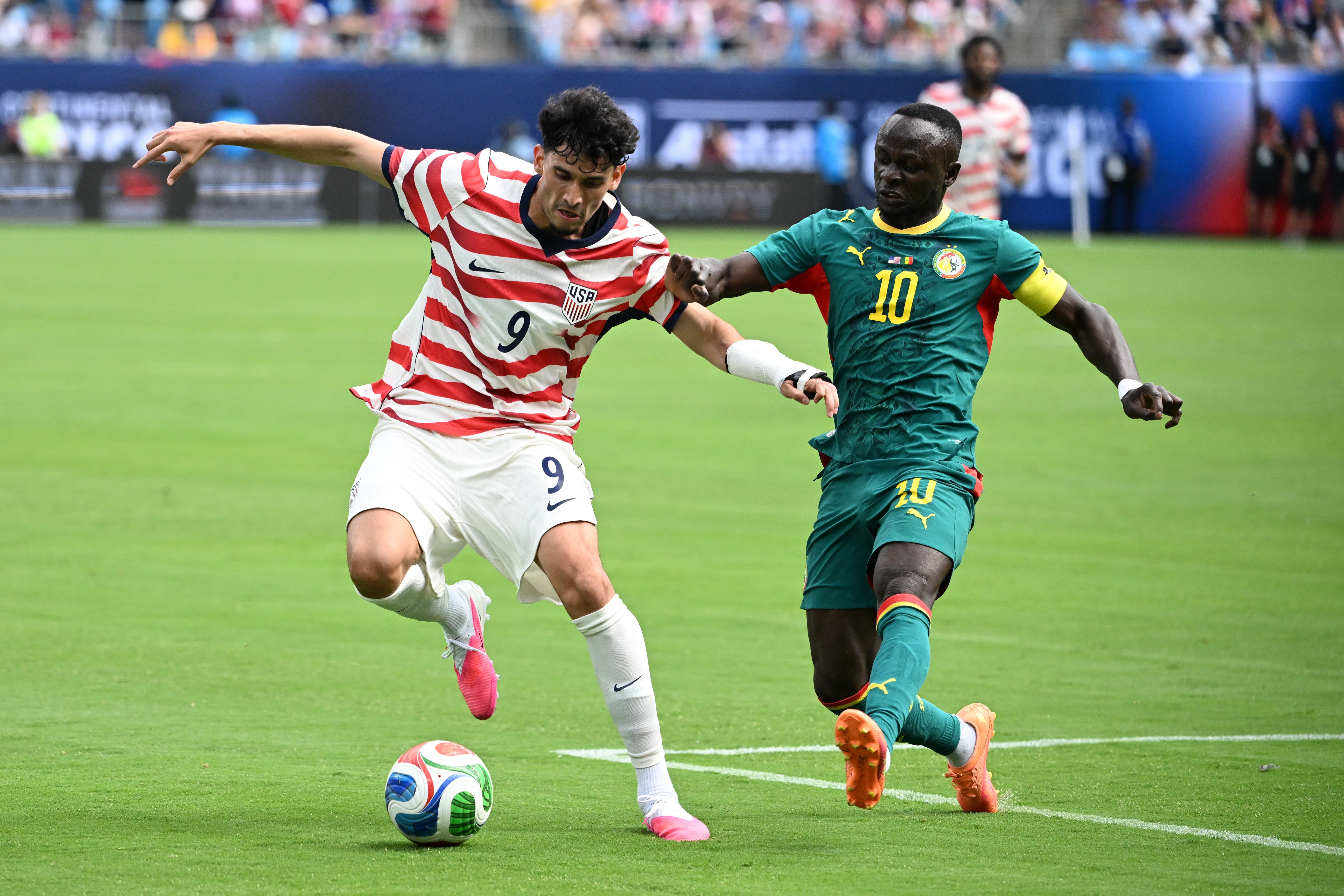 Sadio Mane scored in the friendly game against the USA. (Image: Reuters)