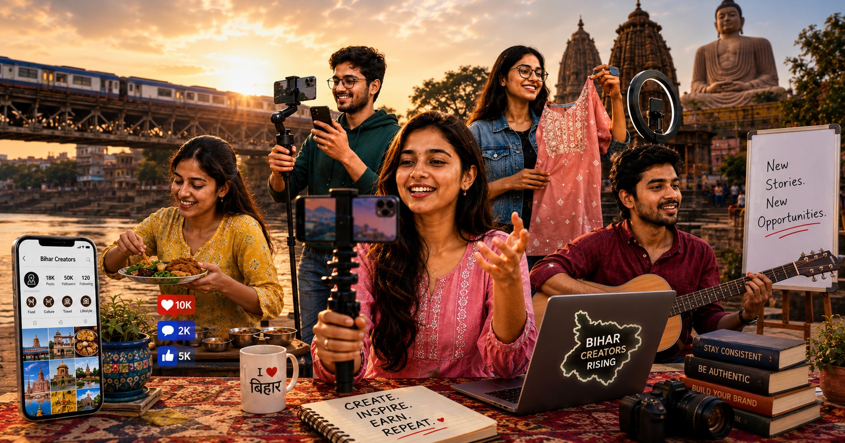 From UPSC to content creation (Photo: AI-generated)