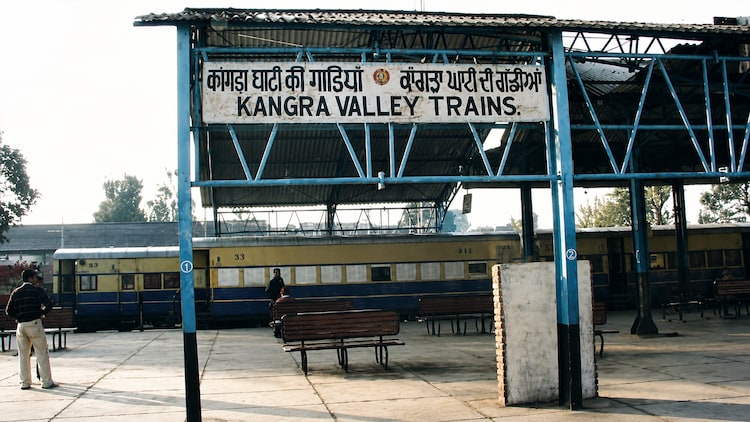 ''Don't confuse Pathankot Junction NG, the narrow-gauge terminus of the Kangra Valley Railway, with the nearby broad-gauge Pathankot Junction on the Delhi-Jammu main line. (Image: Author)