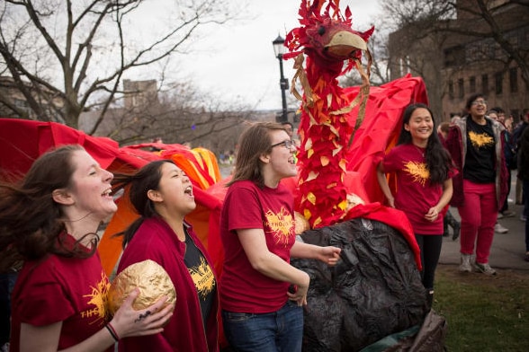 Dragon Day celebration at Cornell University (Image Courtesy: Cornell University Library)