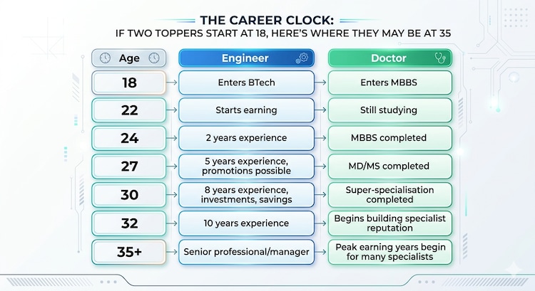 MBBS vs BTech, doctor versus engineer, IITian layoff, doctor vs engineer debate, AI jobs, medical careers, engineering careers, Reddit viral post, job security, doctor salary, tech layoffs