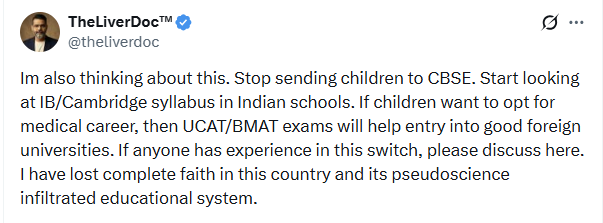 CBSE controversy, CBSE trust crisis, CBSE vs ICSE, IB schools India, Cambridge schools India, state boards India, Liver Doc CBSE, school board debate, CBSE alternatives, education news India