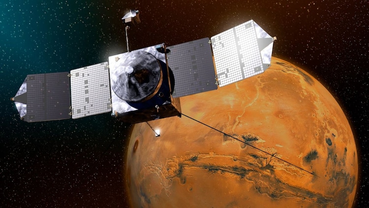 The Maven spacecraft entered an unrecoverable state after power loss following a rapid rotation. (Photo: Nasa)