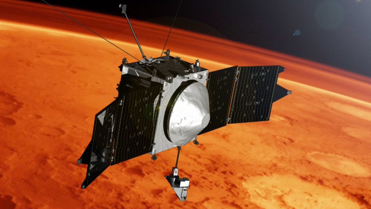 Maven provided unique insights into the evolution of the thin Martian atmosphere. (Photo: Nasa)