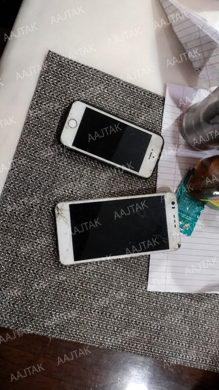 Two mobile phones found at Ayush Malik's house. (Photo: India Today)