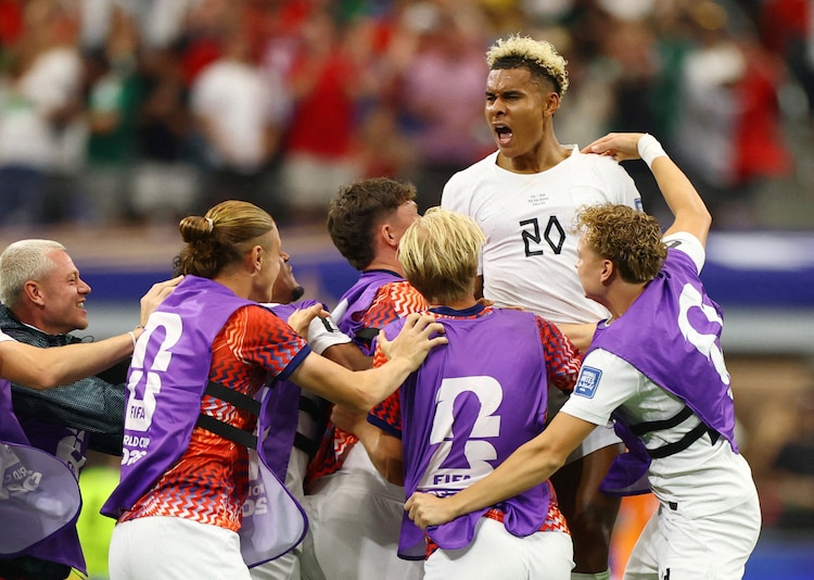 Nusa scored a screamer to put Norway in front. (Photo: Reuters)