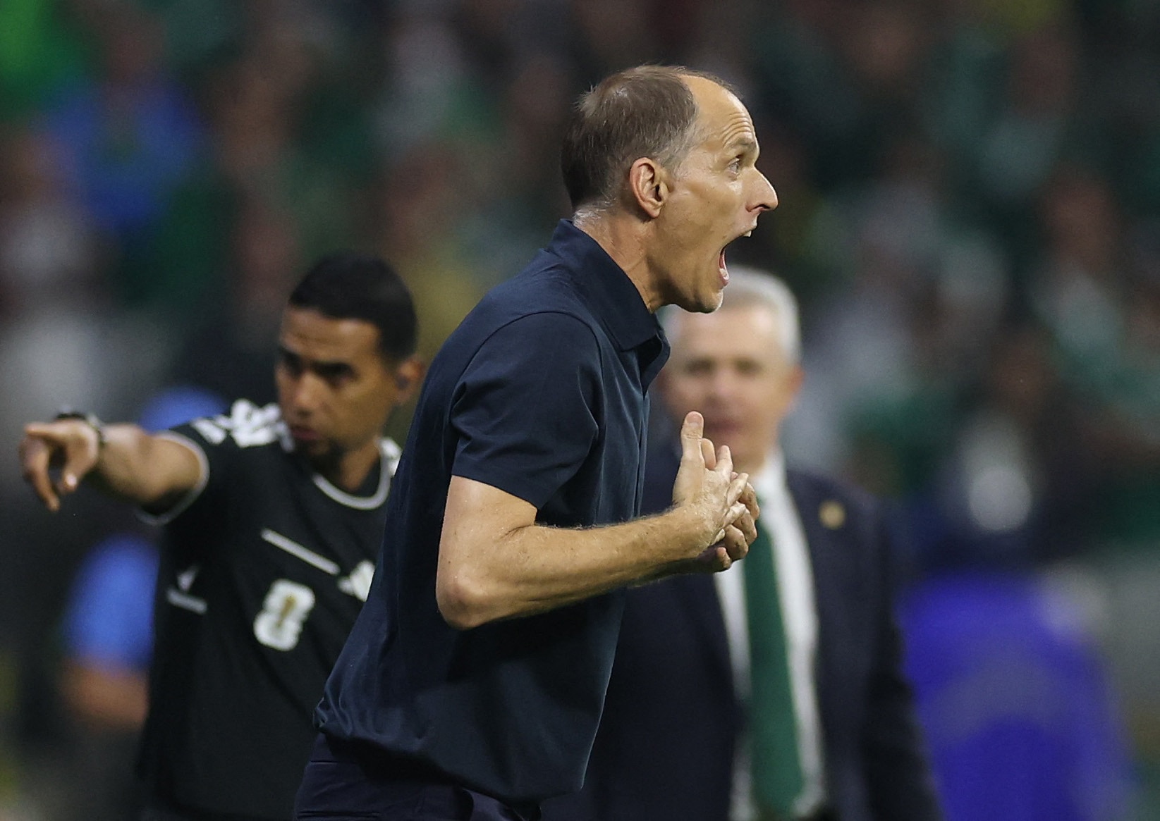Thomas Tuchel was on the touchline communicating with his players constantly. (Image: Reuters)