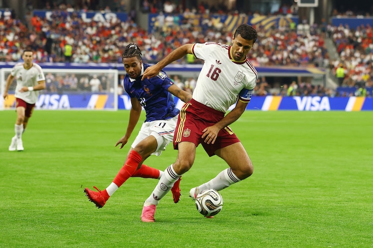 This game will go down as one of Rodri's best performances. (Photo: Reuters)
