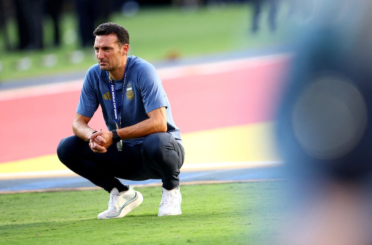 Lionel Scaloni was unable to defend the FIFA World Cup title. (Image: Reuters)