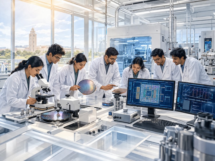 India semiconductors, semiconductor chip, semiconductor, AGNIT Semiconductors, Gallium Nitride, GaN semiconductor, IISc, India Semiconductor Mission, Defence technology, MeitY, deep-tech startup, Made in India chips