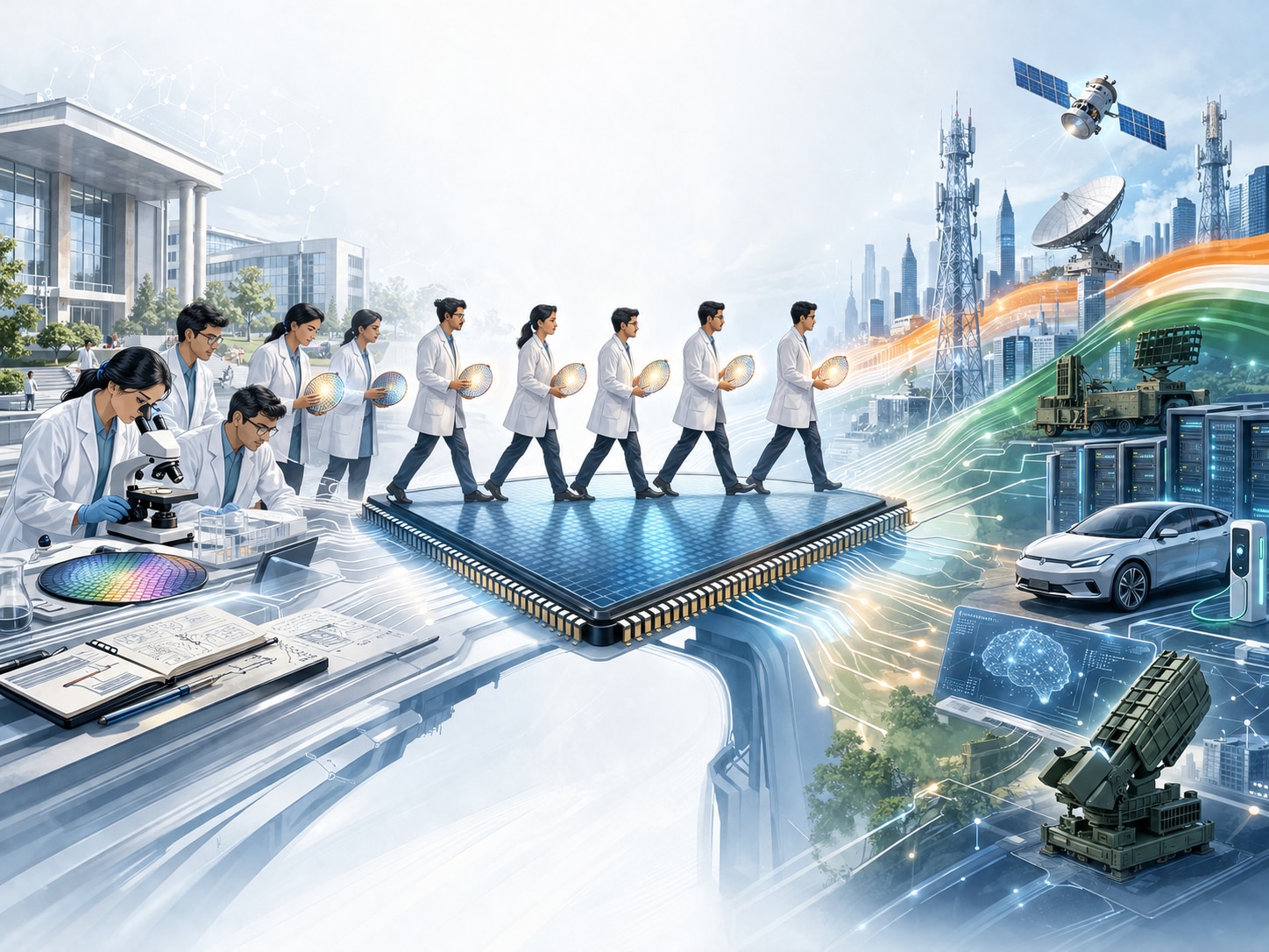 India semiconductors, semiconductor chip, semiconductor, AGNIT Semiconductors, Gallium Nitride, GaN semiconductor, IISc, India Semiconductor Mission, Defence technology, MeitY, deep-tech startup, Made in India chips