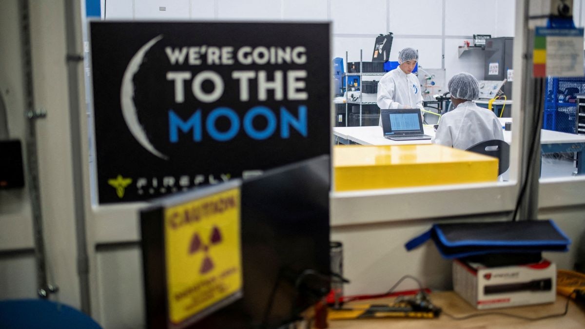Engineers at Firefly Aerospace's mission control centre in Leander, Texas, where the company's Blue Ghost lander was operated during its 2025 Moon landing. (Photo: Reuters)