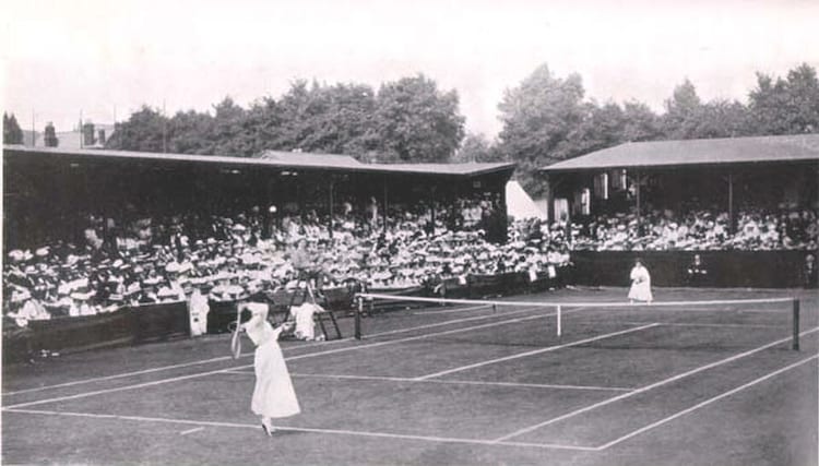 Wimbledon 1906, ladies final (Image Courtesy: Wikimedia Commons)