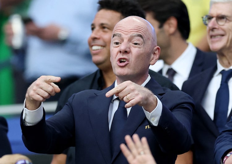 Within a week, Infantino's tenure as FIFA President has taken its biggest hit till date. (Photo: Reuters)