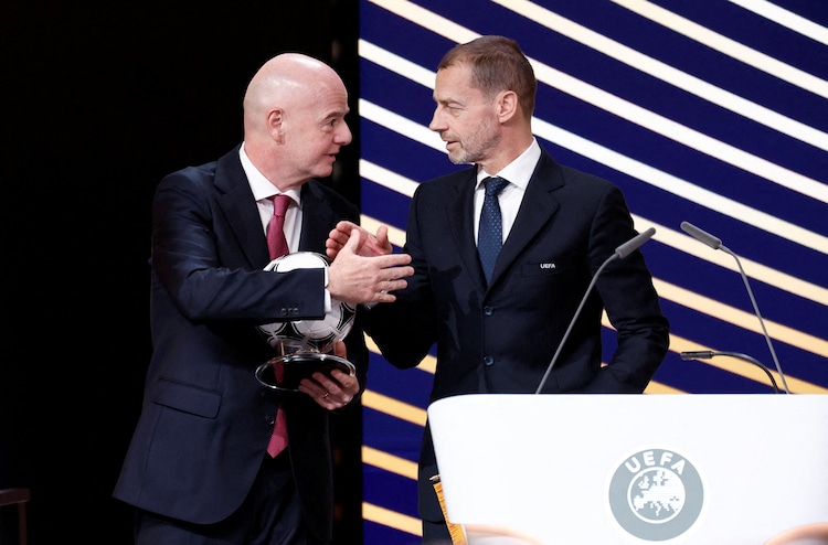 FIFA and UEFA's tussle has reached its peak, and Infantino is on the weaker side. (Photo: Reuters)