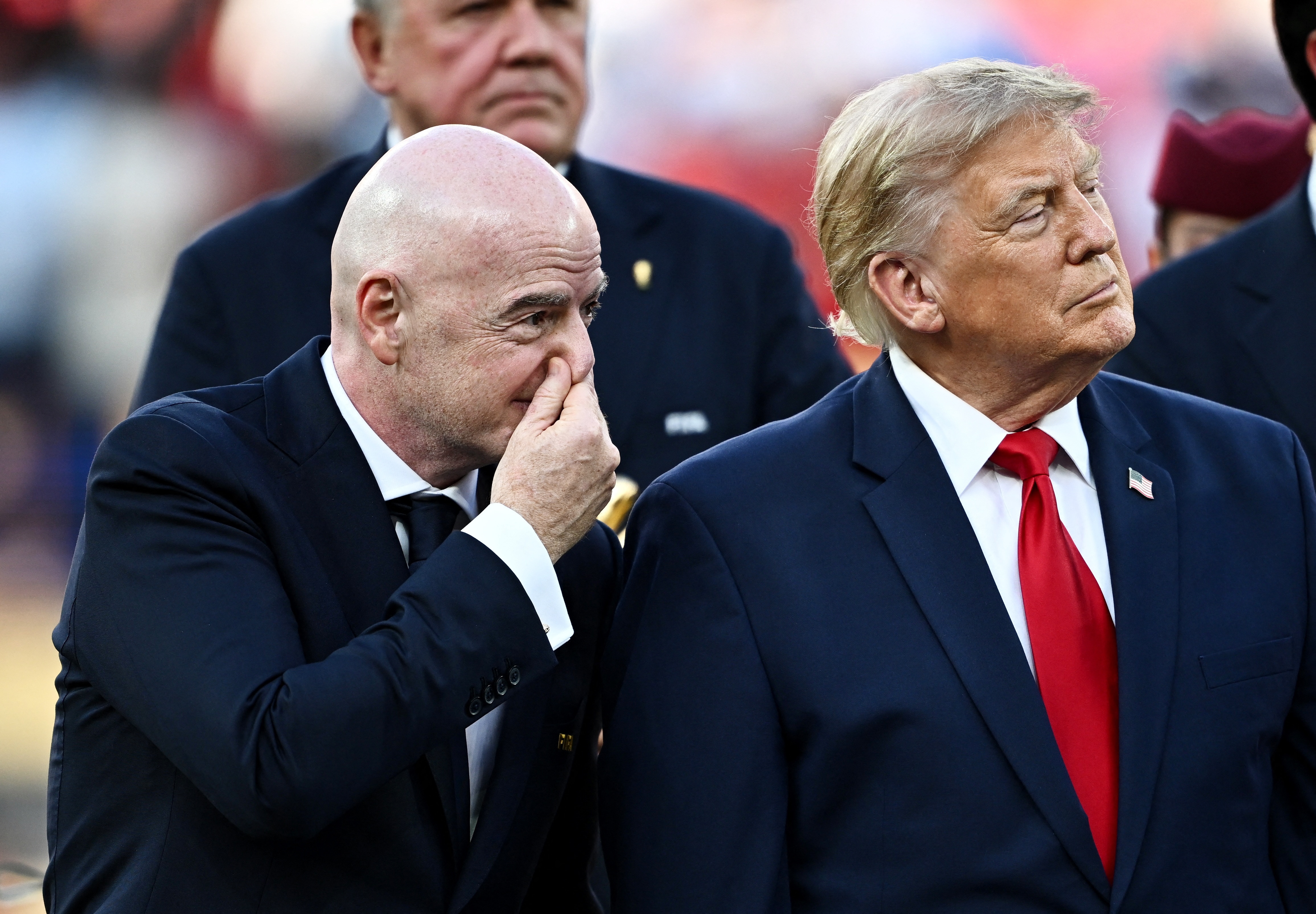 Gianni Infantino endured a World Cup dominated as much by controversy as football. (Photo: Reuters)