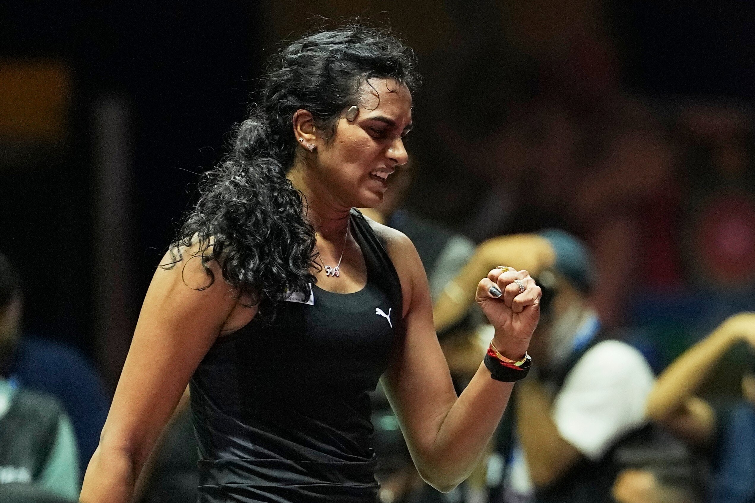 The tiny Temple device is helping Sindhu's team collect more performance data. (AP Photo)