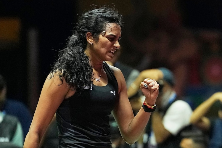 The tiny Temple device is helping Sindhu's team collect more performance data. (AP Photo)