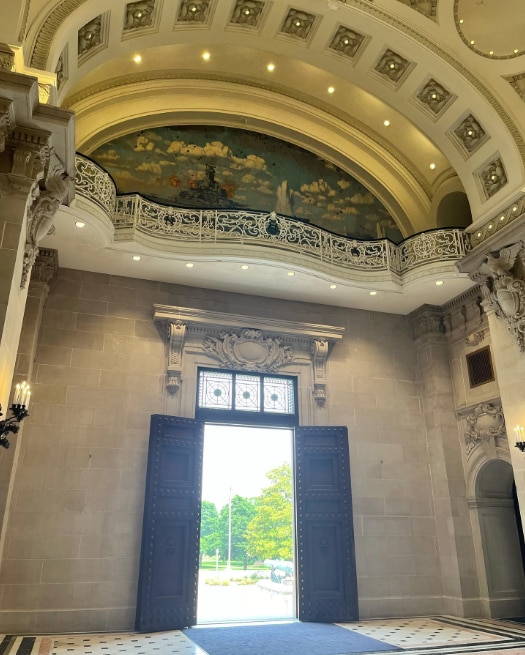 Bancroft Hall, US Naval Academy, largest college dorm, Naval Academy dorm, Annapolis, midshipmen, college dormitories, USNA, college campus, student housing