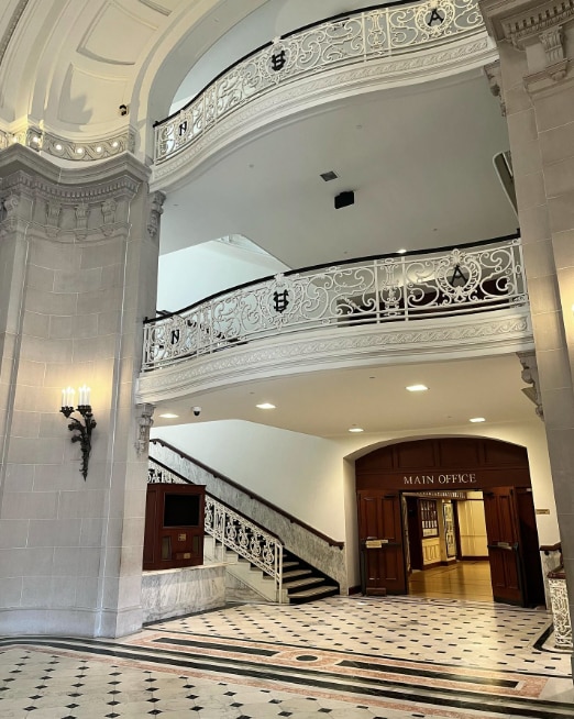 Bancroft Hall, US Naval Academy, largest college dorm, Naval Academy dorm, Annapolis, midshipmen, college dormitories, USNA, college campus, student housing