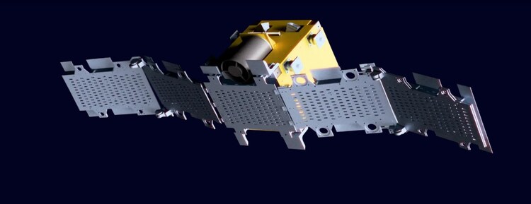 Indiaâs largest privately built satellite, delivering the highest-resolution imagery from any private player in the country (Photo: Website/galaxeye.space)