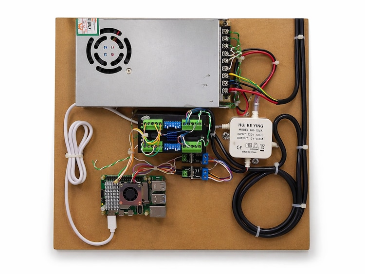 Electronic control unit managing power, processing and motion control