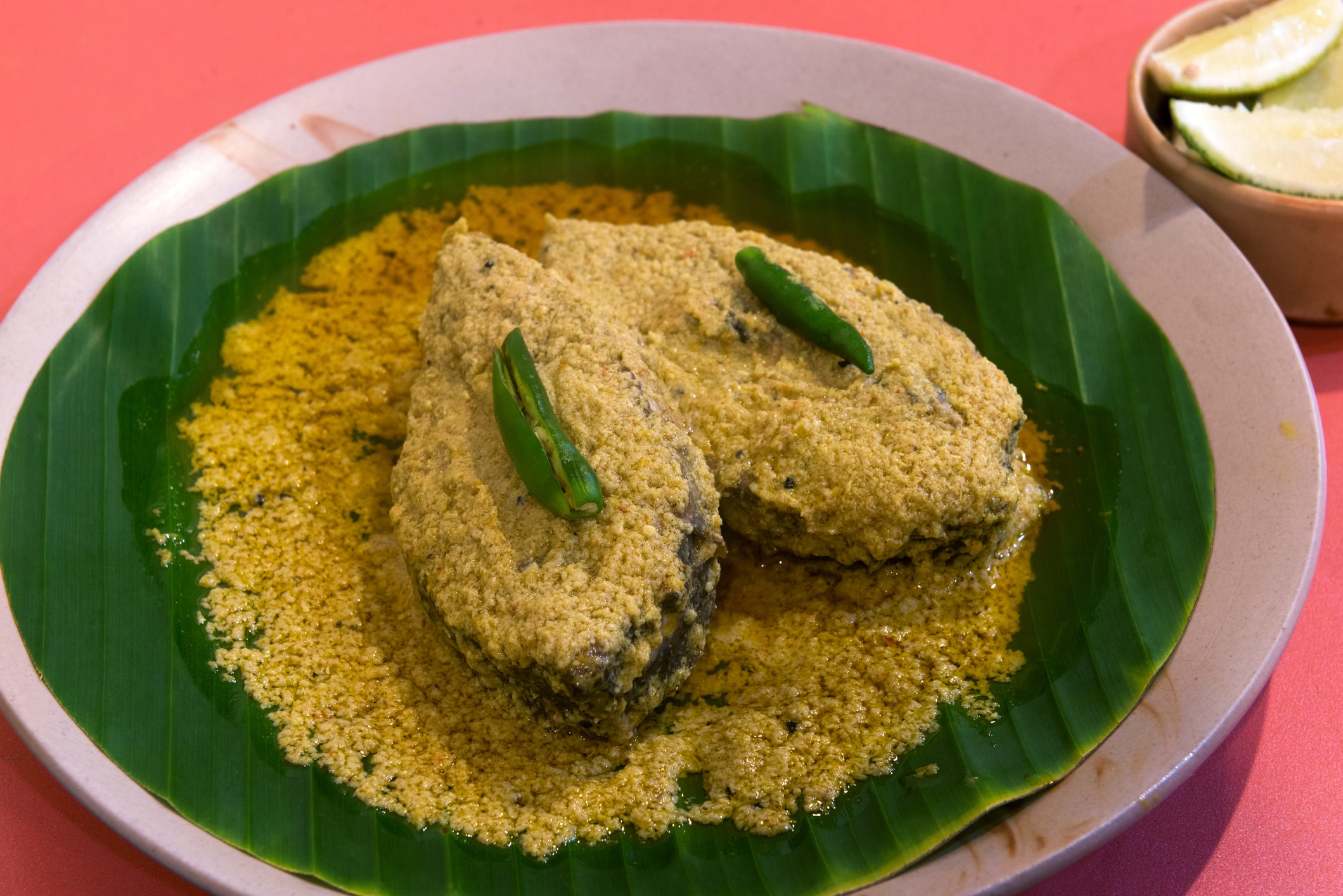 One of the more popular hilsa recipies in West Bengal is sorshe (mustard) ilish. (Image: Getty Images)