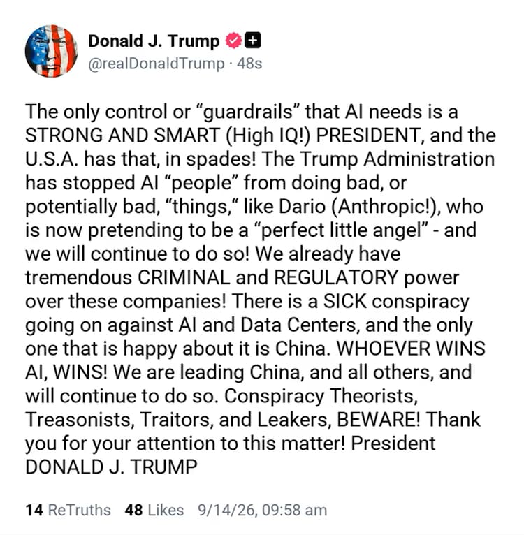 Trump truth social
