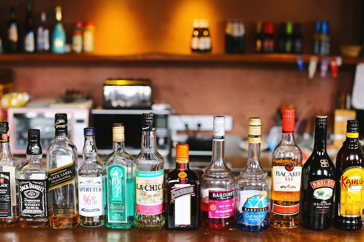 Extra neutral alcohol at 96% ABV is diluted with demineralised water to 42.8% ABV, then flavoured and coloured. (Photo: Unsplash)