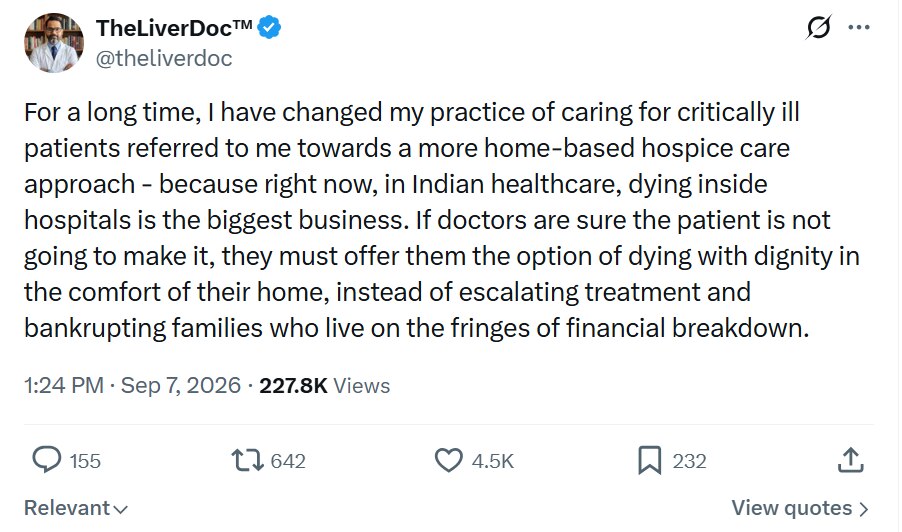 Screengrab: x.com/theliverdoc