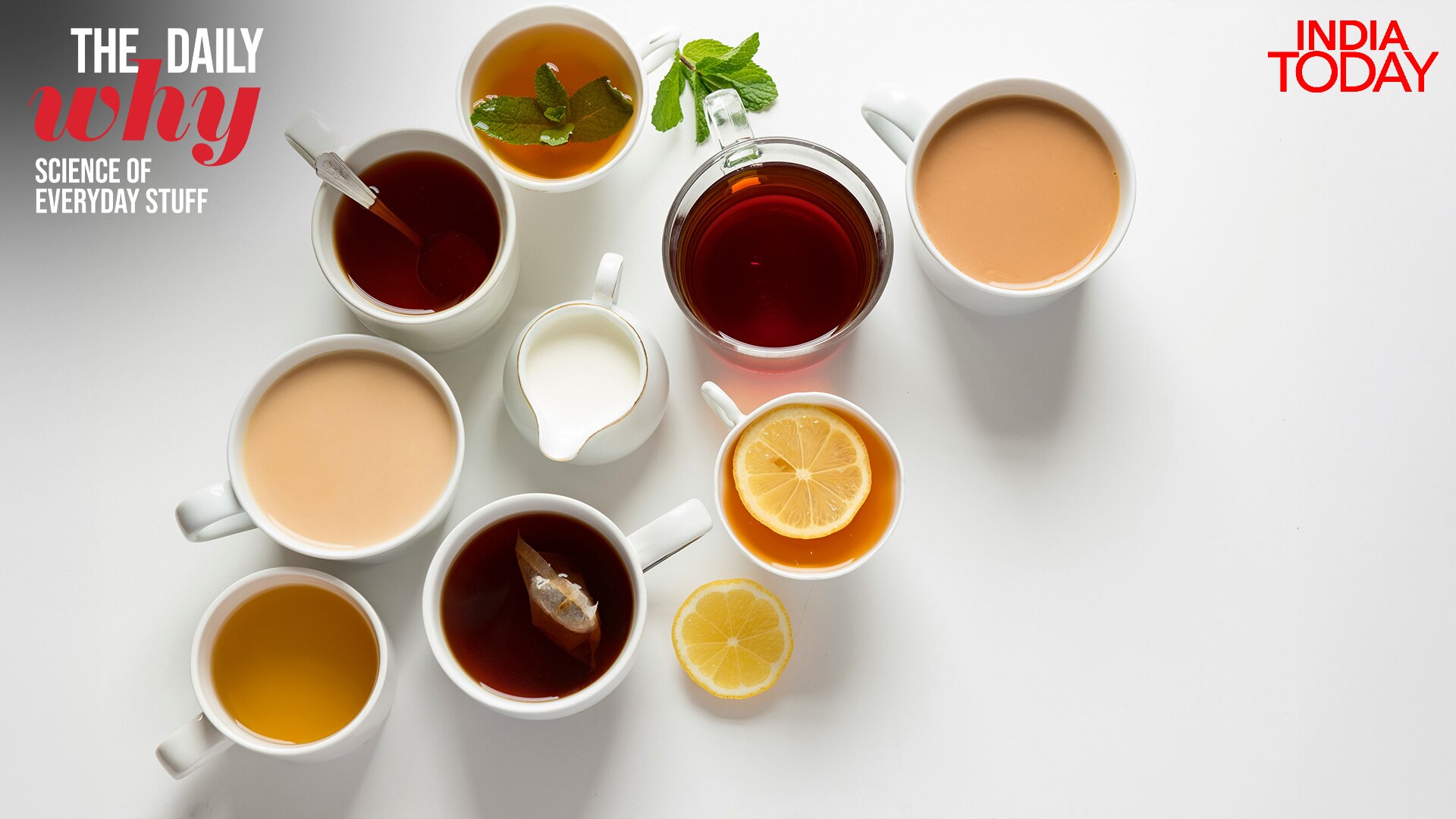 Resting a full cup against an empty one lays down a wetted bridge, and the tea follows that path across instead of dribbling down the side. (Photo: Unsplash)